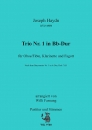 Joseph Haydn - Trio Nr. 1 in Bb-Dur  für Oboe/Flöte, Klarinette und Fagott